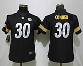 Women Nike Steelers 30 James Conner Black Vapor Untouchable Limited Jersey,baseball caps,new era cap wholesale,wholesale hats